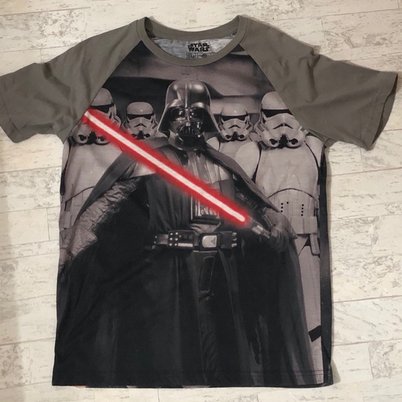 Star Wars T-shirt Darth Vader Millennium Falcon Sm - Picture 1 of 10